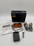 Panasonic Lumix DMC-TS20 16.1MP Compact Digital Camera Orange w/ 4x Zoom - MINT