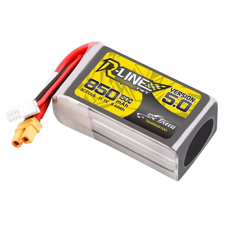1PCS For RC Helicopter FPV Racing Drone Quadcopter 850mAh 3S 11.1V 150C Battery