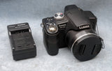 PANASONIC LUMIX DMC-FZ28 10.1MP DIGITAL CAMERA W/BATTERY & CHARGER - TESTED OK