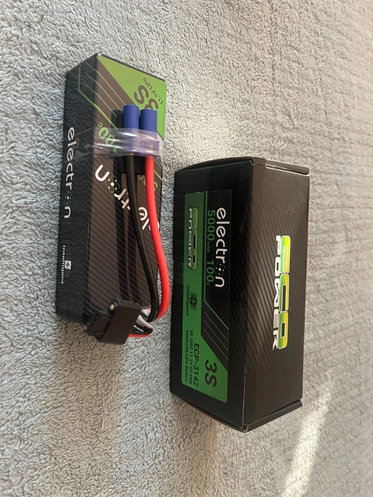 EcoPower "Electron" 3S 100C 5000mah Intelligent LiPo Batteries Quantity 2 Battery