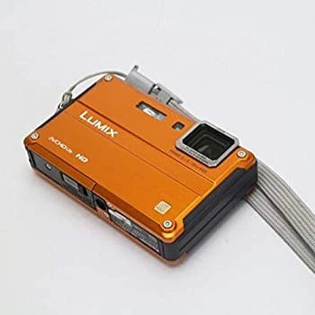 Panasonic Lumix Waterproof Digital Camera Sunrise Orange DMC-FT2 From Japan