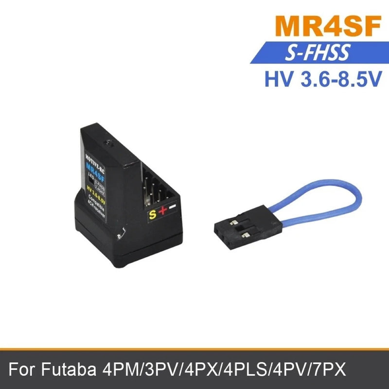 RC Receiver 6.8ms High Speed 4CH For Futaba SFHSS 10PX 4PLS 4PX 4PM Transmitter