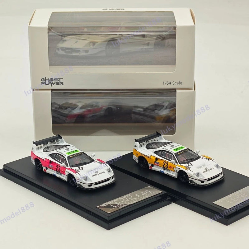 1/64 Ghost Player F40 #23 LBWK Racing Sports Model Diecast Model Car Limited