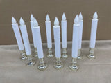 Window Candles Plastic set of 10 Battery Operated working model C96079 Battery