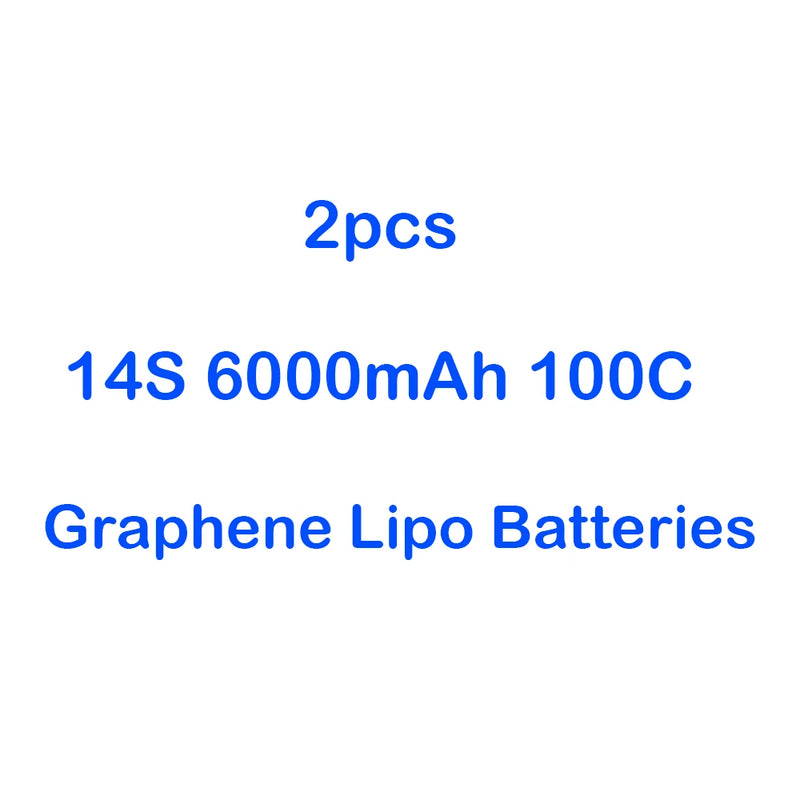 2pcs HRB 14S 6000mAh 100C Graphene Lipo Battery for RC Car Helicopter Boat Plane