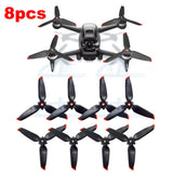8PCS Low-Noise Propellers For DJI FPV Drone Combo Accessories Quick Release Prop