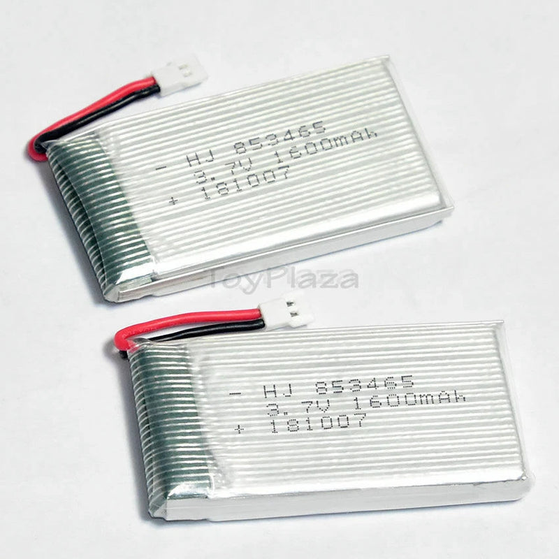 3.7V 1600mAh 25C LiPO Battery XH2.54 Plug discharge plug for RC Plane FPV Drone