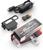 Angry Snail 2S3000 RC Car Upgrade Accessories 2S 7.4V 3000 mAh 25C LiPo Battery Battery