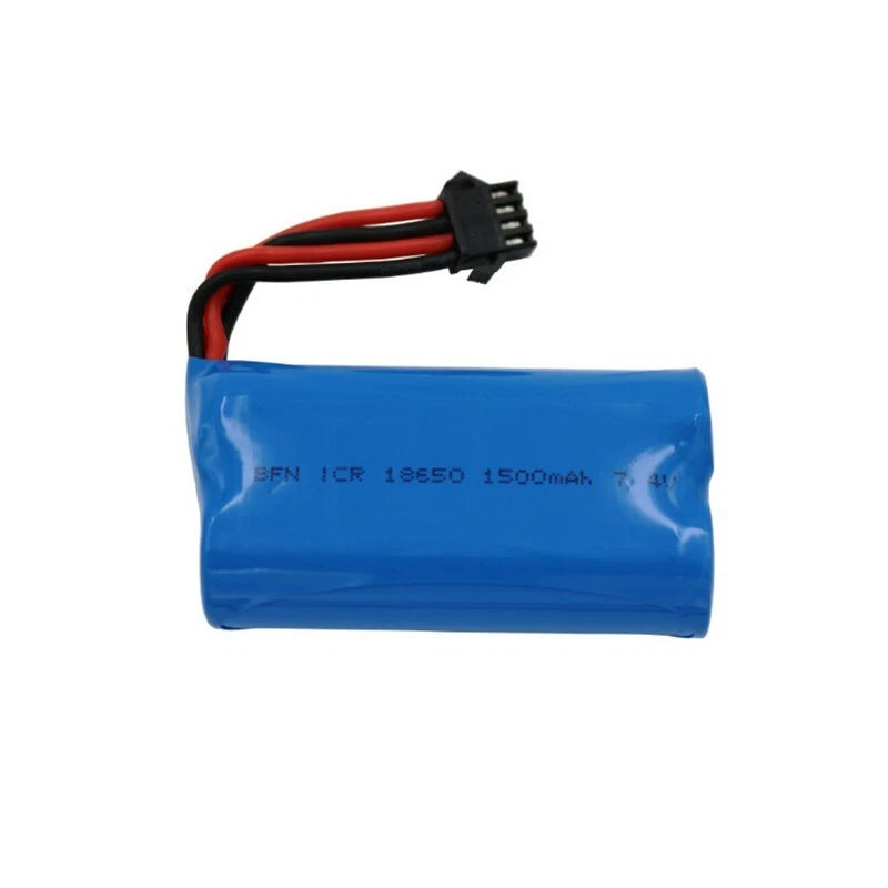 New 1500mAh 7.4V 4P Plug Battery For RC Boat Udi UDI902 UDI002 Huanqi 948 957 Battery