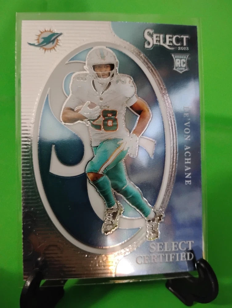 G4 2023 Panini Select - Select Certified Rookies De'Von Achane #CRO-DAC (RC) Converter