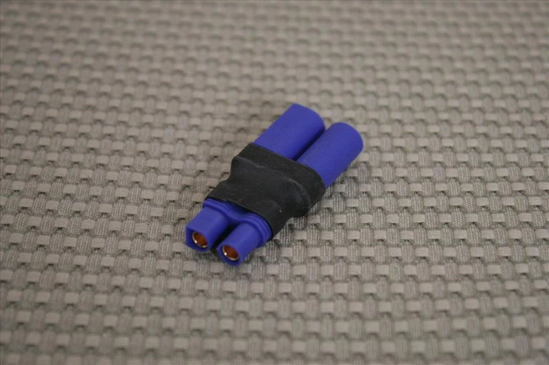 EC5 to EC3 lipo battery connector adapter, blue male plug with black housing