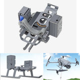 Gray drone accessory thrower device with mounting bracket and release mechanism