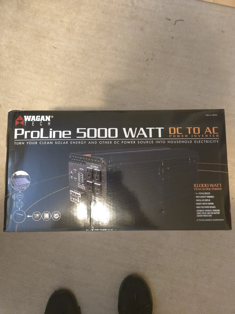 Wagan Tech ProLine 5000w DC To Ac Power Inverter