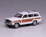 BT 1:64 596 White Grand Wagoneer SUV ORV Wagon Sports Model Diecast Collect Car