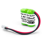 Ni-MH rechargeable battery pack with green label and red/black lead wires