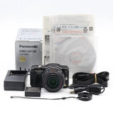 [Used]Panasonic LUMIX DMC-GF5 Black digital camera with lens box tested japan