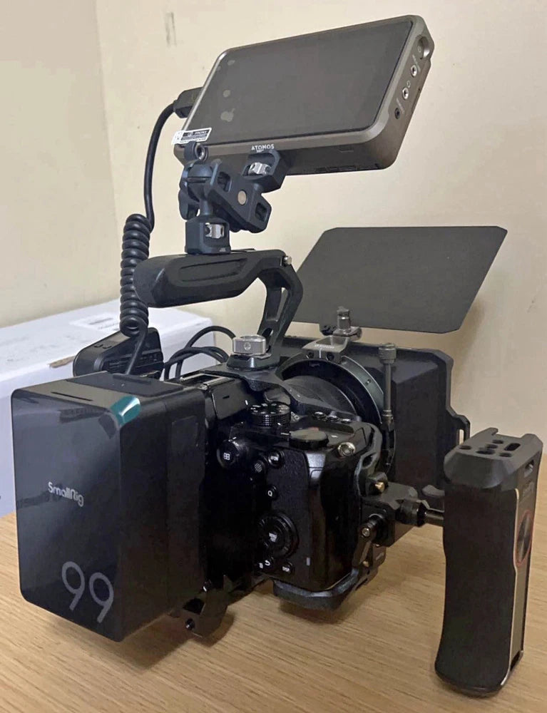 Panasonic LUMIX S5, Atomos Ninja + complete SmallRig build