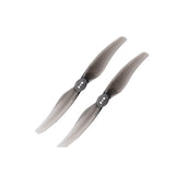 2-blade FPV drone propellers, gray plastic, long-range design