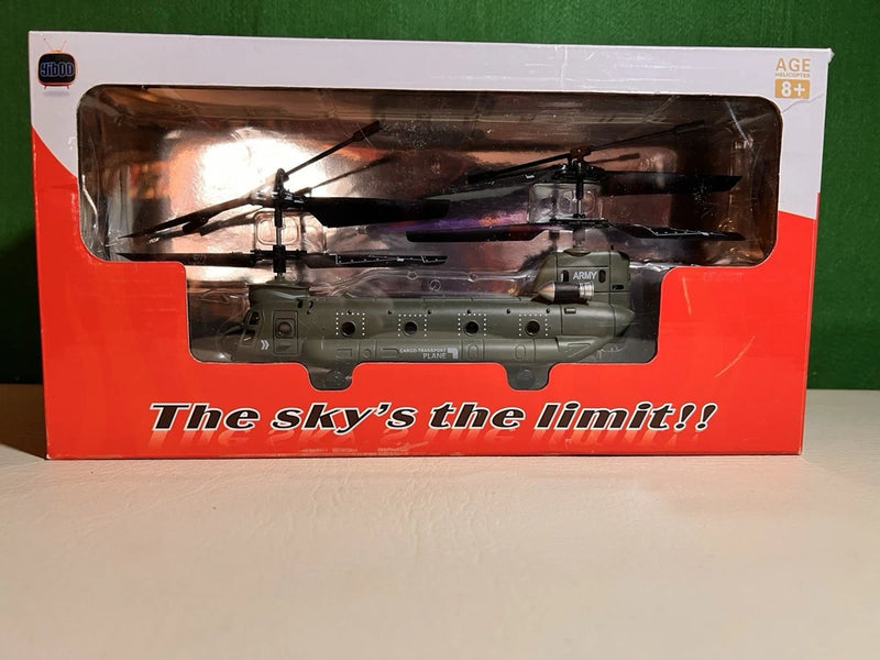Yiboo Radio Controlled Chinook CH47 Army Helicopter New