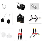 RC Plane Accessories Charger Propeller Landing Gear Remote F Zero BF109 P51D F4U