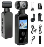 5K HD Body Camera with Audio and Video, Sports Action Camera with 270?? Rotatable