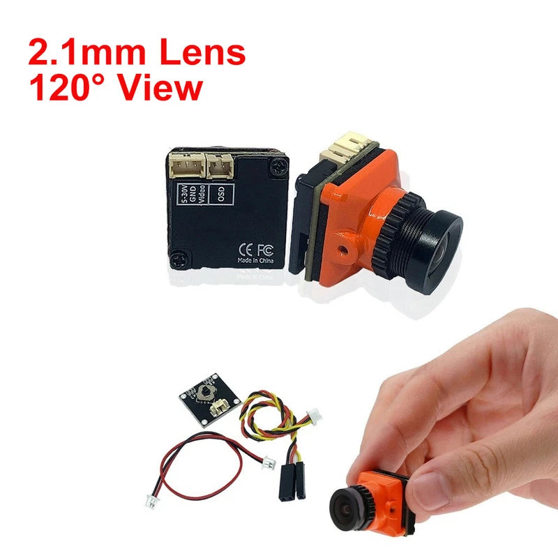 1500TVL NTSC/PL/Low Ltency FPV Cmer w/OSD for RC Drone Qudcopter ccs 2025