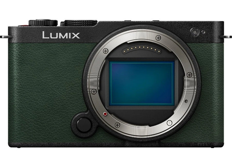 Panasonic LUMIX S9 Body Only Jet Black x Dark Olive Leather