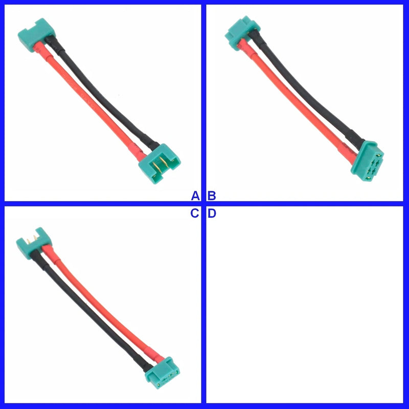 Multiplex MPX to MPX 14AWG 4inchs Cable Adapter For RC LiPo Battery FPV Truck