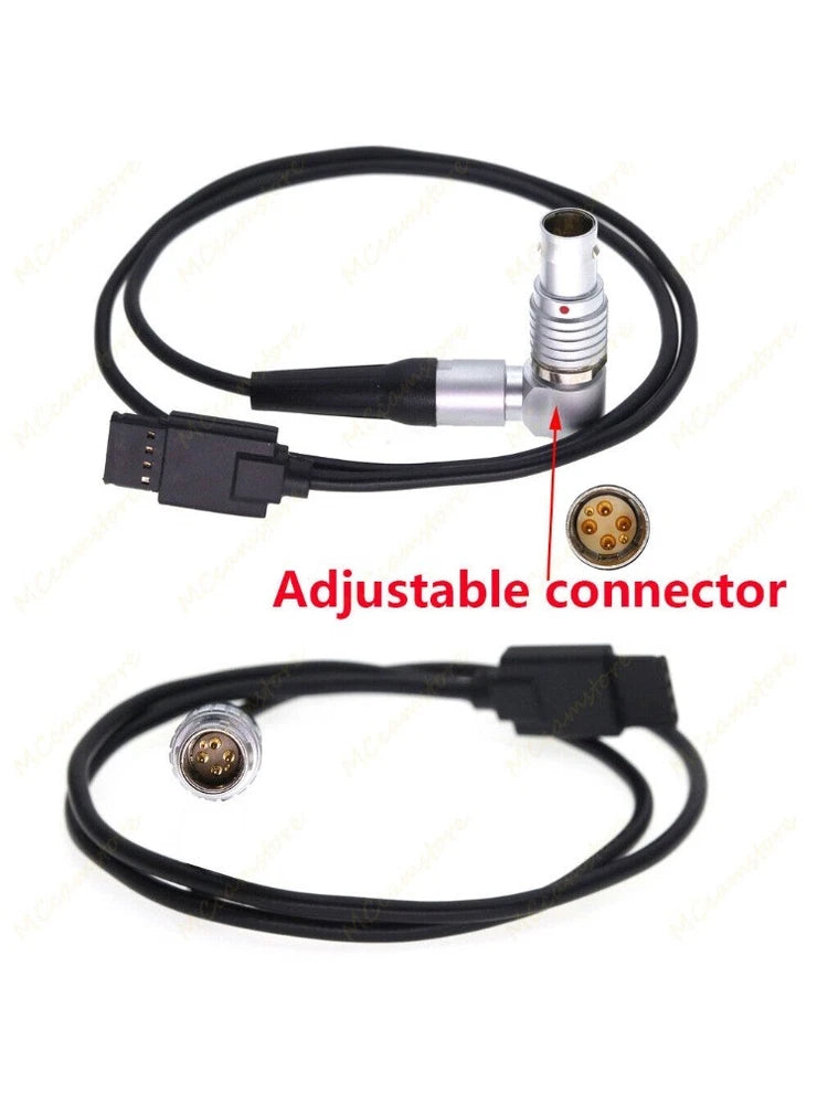 Power Cord for DJI Pro Wireless Receiver by Ronin 2 1B 6 Pin Male to 4 Pin