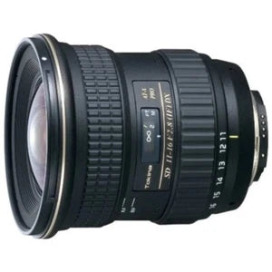 Black ultra-wide angle camera lens with textured zoom ring and front glass element