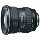 Black ultra-wide angle camera lens with textured zoom ring and front glass element