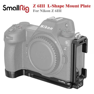 SmallRig L-Plate for Nikon Z 6III ?C Dual Arca-Swiss, Cold Shoe, Extendable