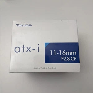 Tokina atx-i 11-16mm f/2.8 lens box with CF label