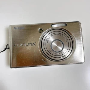 Working Nikon COOLPIX S510 Silver Digital Camera