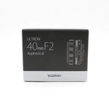 Voigtlander Ultron 40mm f/2 SL II S Black for Nikon Lens F mount [Brand New]