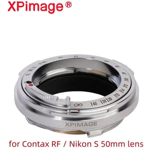 XPIMAGE Contax RF-M Lens Adapter For Nikon S Mount Lens to Leica M M6 M9 Camera