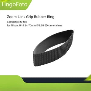 Zoom Lens Grip Rubber Ring Replace for Nikon AF-S 24-70mm F/2.8G ED Camera Lens