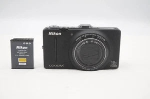 Twin Excellent Nikon Nikon COOLPIX S9300 Black #B8554
